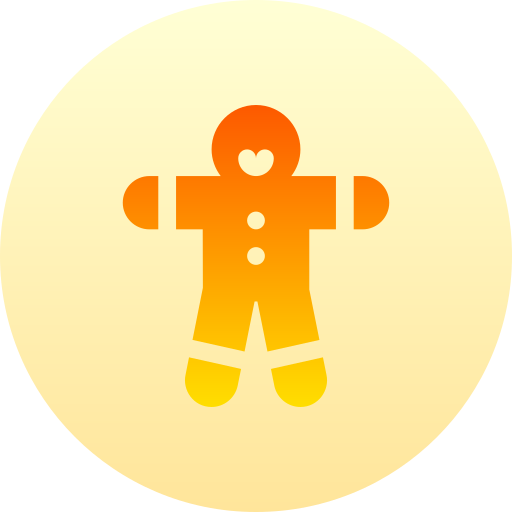 Gingerbread Basic Gradient Circular icon