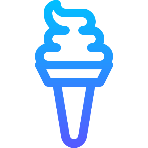 아이스크림 Basic Gradient Lineal color icon