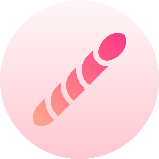 palo de dulce Basic Gradient Circular icono