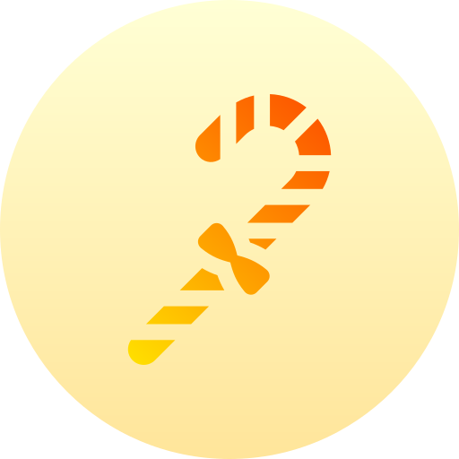 사탕 지팡이 Basic Gradient Circular icon