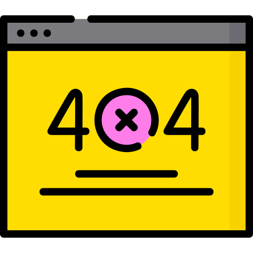 błąd 404 Special Lineal color ikona