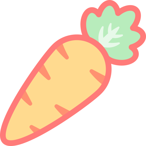 Carrot Detailed color Lineal color icon