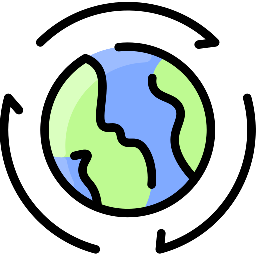 Earth Vitaliy Gorbachev Lineal Color icon