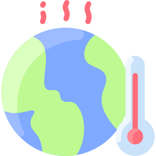 calentamiento global Vitaliy Gorbachev Flat icono