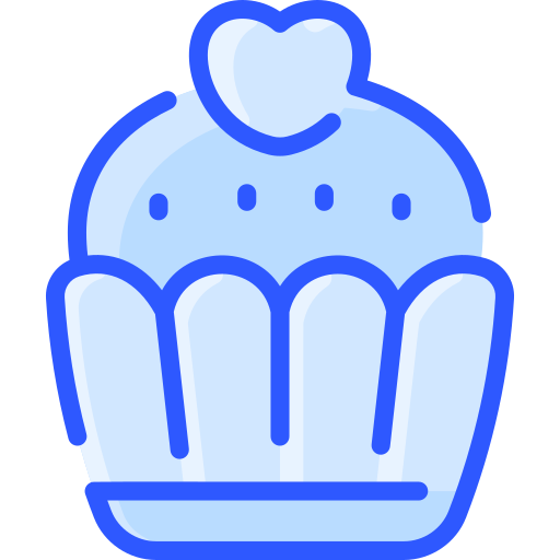 Cupcake Vitaliy Gorbachev Blue icon