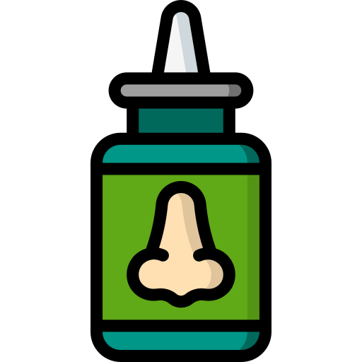 Nasal spray Basic Miscellany Lineal Color icon