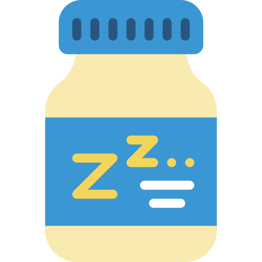 pílulas para dormir Basic Miscellany Flat Ícone