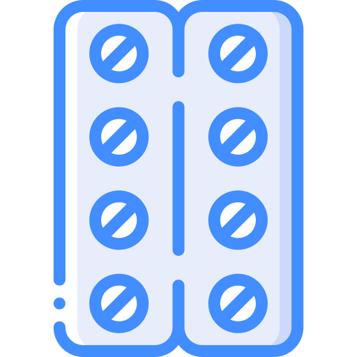 Blister pack Basic Miscellany Blue icon