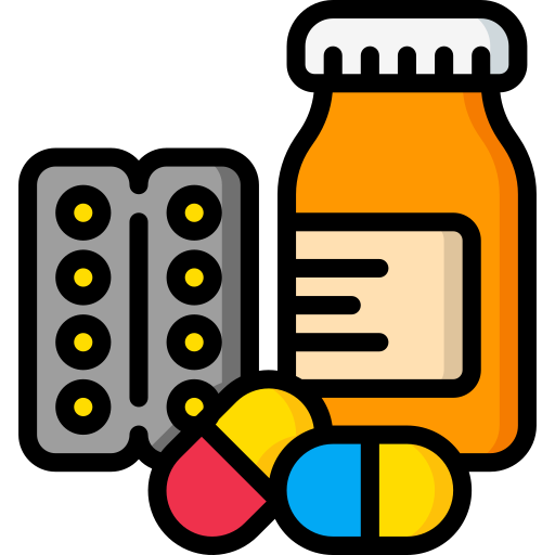 Pills Basic Miscellany Lineal Color icon