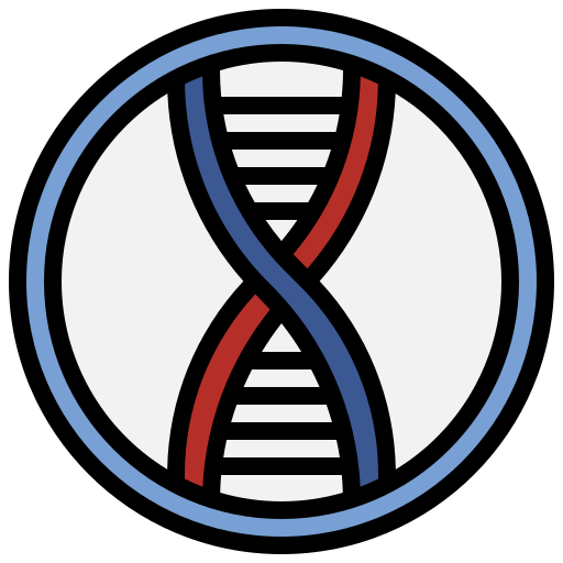 dna Surang Lineal Color Ícone