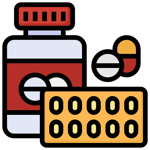 Pill Surang Lineal Color icon