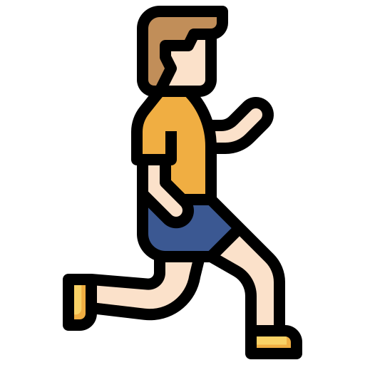 biegacz Surang Lineal Color ikona