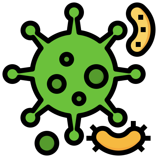 Бактерии Surang Lineal Color иконка