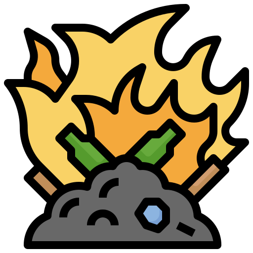 Fire Surang Lineal Color icon