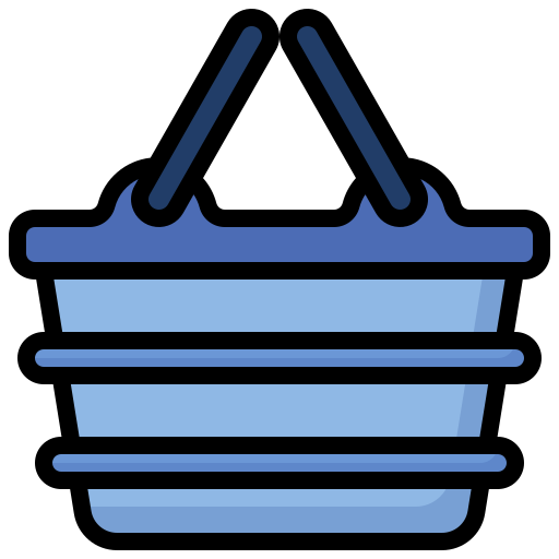 cesta de la compra Surang Lineal Color icono