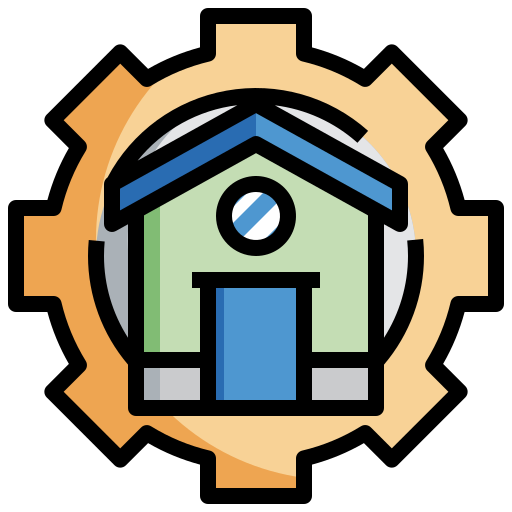 家の修理 Surang Lineal Color icon
