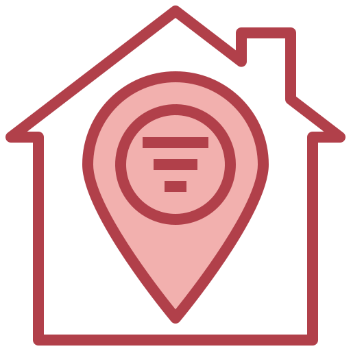 direccion de casa Surang Red icono