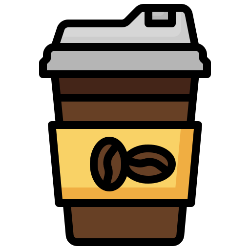 コーヒーカップ Surang Lineal Color icon