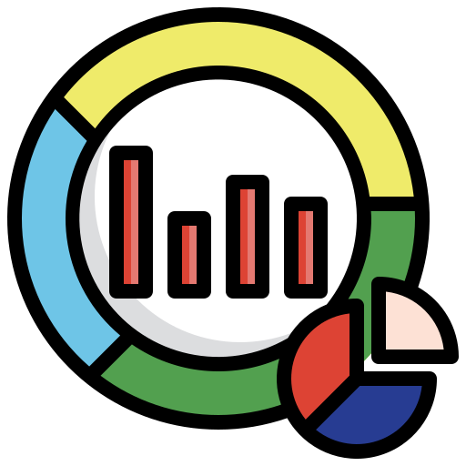 Market analysis Surang Lineal Color icon