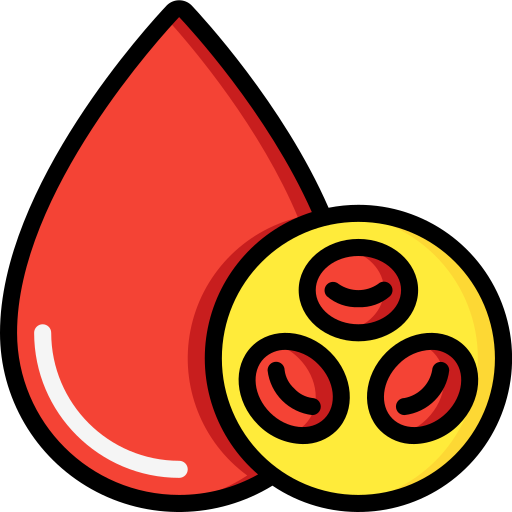 badanie krwi Basic Miscellany Lineal Color ikona