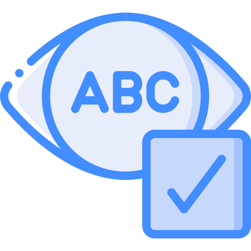 Eye Basic Miscellany Blue icon