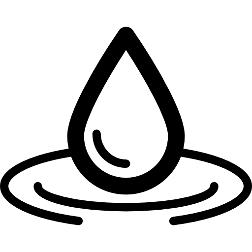 gota de agua Dreamstale Lineal icono