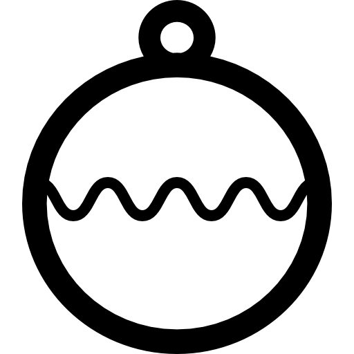 pelota de navidad Dreamstale Lineal icono