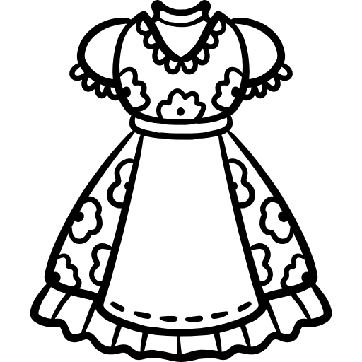 Платье Hand Drawn Black иконка