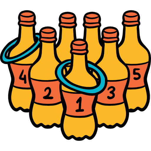 botellas Hand Drawn Color icono