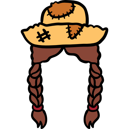 sombrero Hand Drawn Color icono