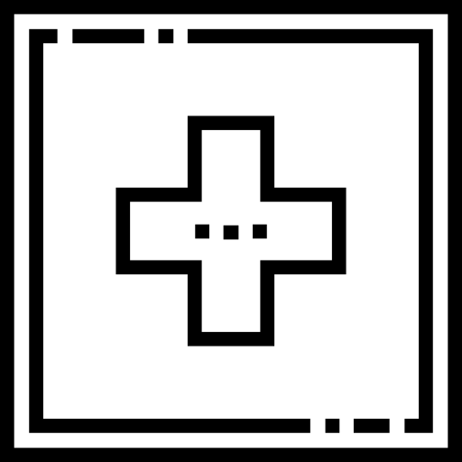 primeros auxilios Detailed Straight Lineal icono