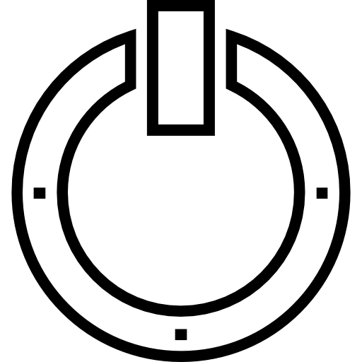 einschalten Detailed Straight Lineal icon
