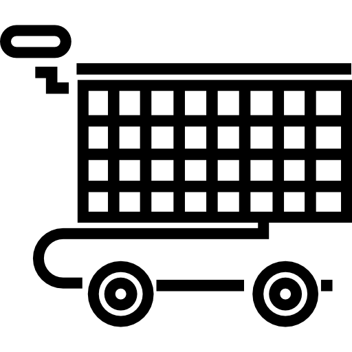 Shopping trolley Detailed Straight Lineal icon