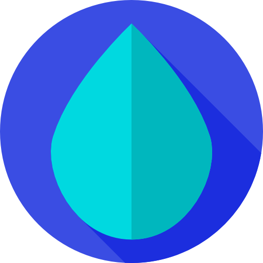 Water Flat Circular Flat icon