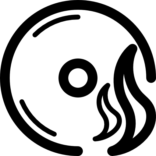 disc brennen Dreamstale Lineal icon