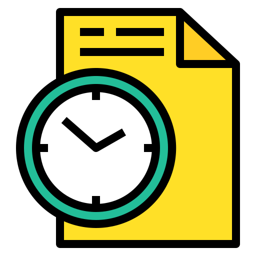 Clock Payungkead Lineal Color icon