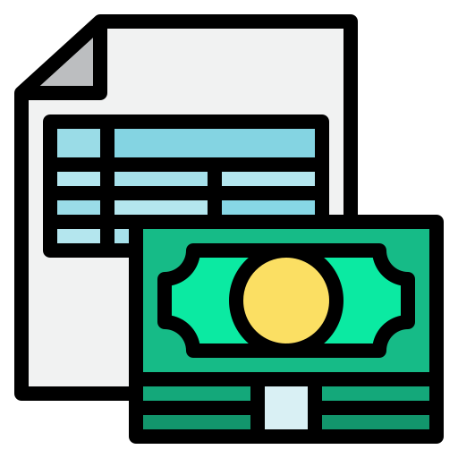 contabilità Payungkead Lineal Color icona