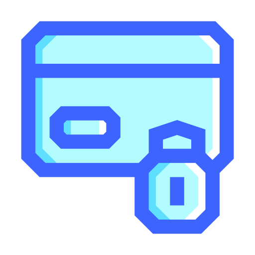 クレジットカード Generic Blue icon