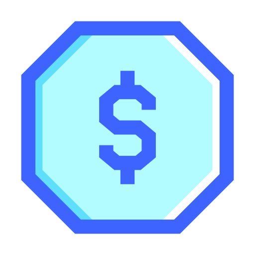 dólar Generic Blue icono