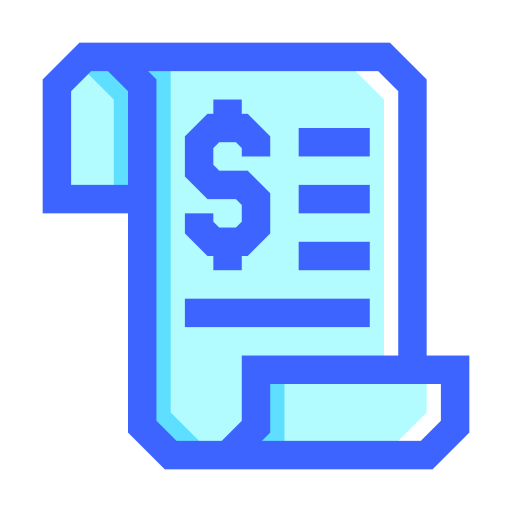 factura Generic Blue icono