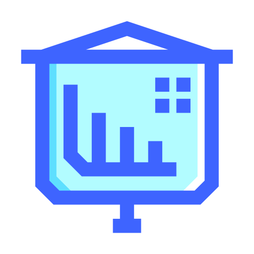 presentatie Generic Blue icoon