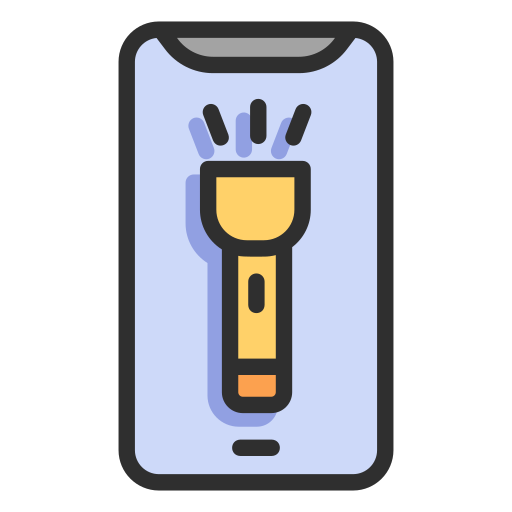 taschenlampe Generic Outline Color icon