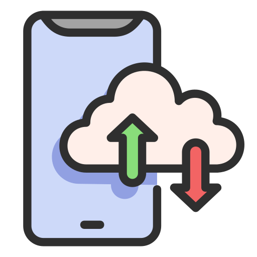 Cloud Generic Outline Color icon