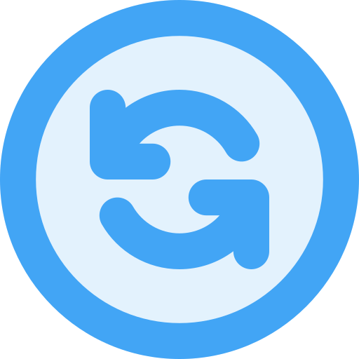 synchronisieren Generic Blue icon