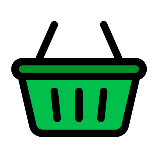 tienda de cestas Generic Outline Color icono