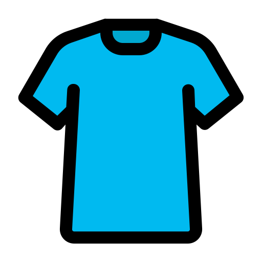 Tshirt Generic Outline Color icon