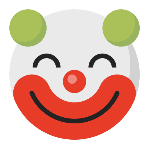 clown Generic Flat icoon
