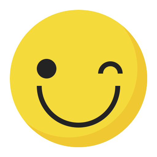 glimlach Generic Flat icoon