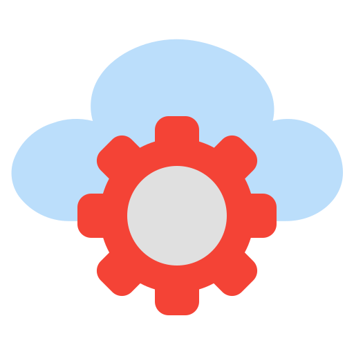 ustawienia chmury Generic Flat ikona