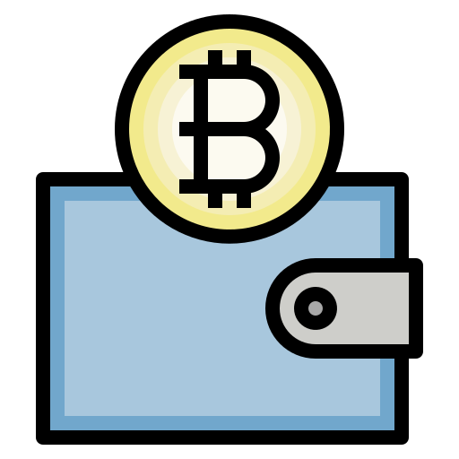bitcoin geldbörse Generic Outline Color icon